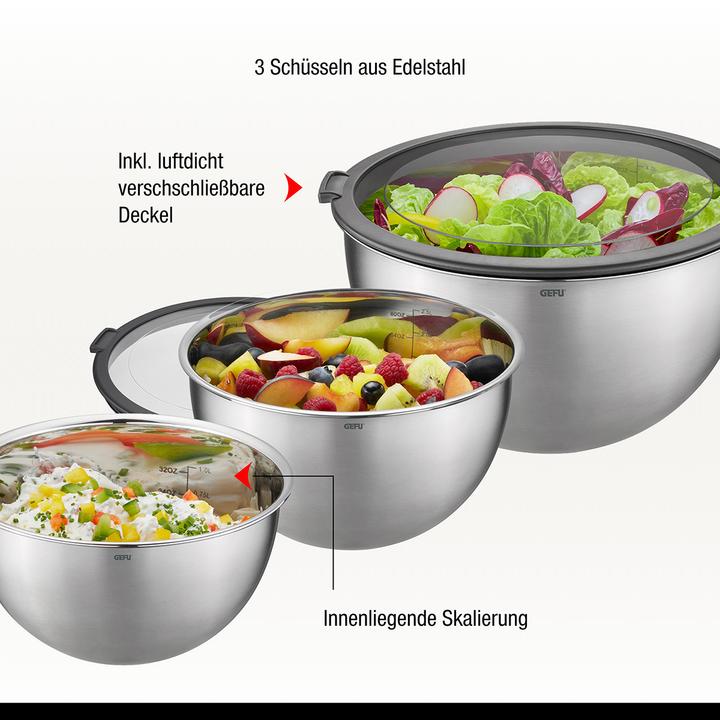 Productafbeelding GEFU Schaalset 'Mondi (24 cm, 4.50 l, 1 x)