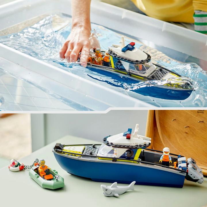 Actual product image LEGO Verfolgungsjagd im Polizeiboot (60456, LEGO City)