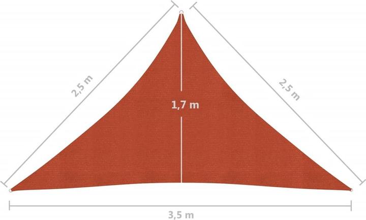 Image du produit VidaXL Voile d'ombrage (250 x 250 x 350 cm)