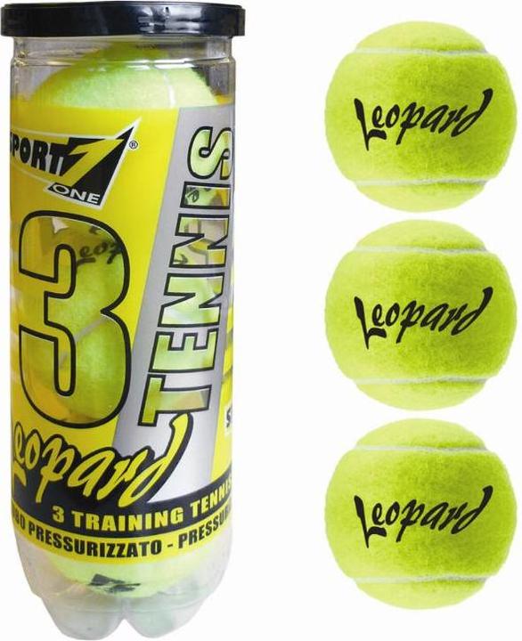 Produktbild Power Play 708300031 - SPORT-ONE - LEOPARD - PALLE TENNIS IN TUBO PRESSURIZZATO (3PZ