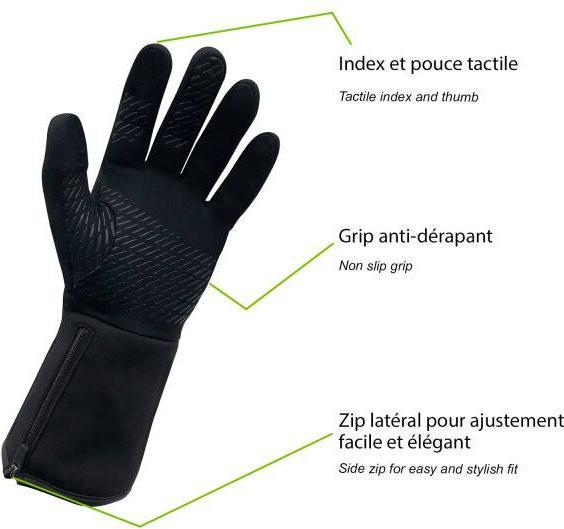 Image du produit Wantalis Heated under gloves black (S)