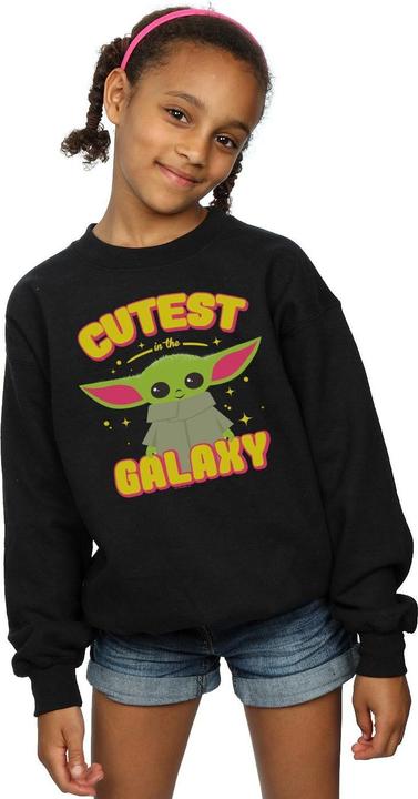 Produktbild Star Wars The Mandalorian Cutest In The Galaxy Sweatshirt Mädchen (116)