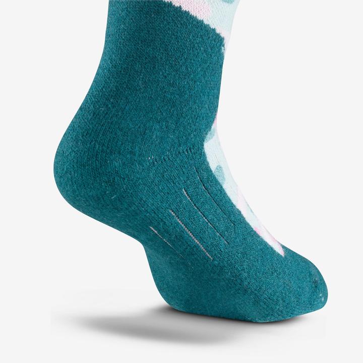 Produktbild Wedze Ski- und Snowboardsocken Kinder 100 - blaue Motive (31, 34)