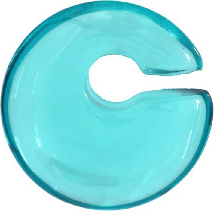 Image du produit Star Piercing Ohrgewicht aqua aus Glas (Verre, sans laiton)