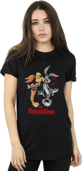 Immagine prodotto Looney Tunes Bugs Bunny And Lola Valentine's Day Maglietta Ampia Donna (S)