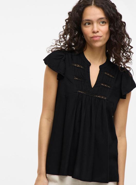 Actual product image Vila VIVISIA V-Ausschnitt Oberteil mit angeschnittenen Ärmeln (40)