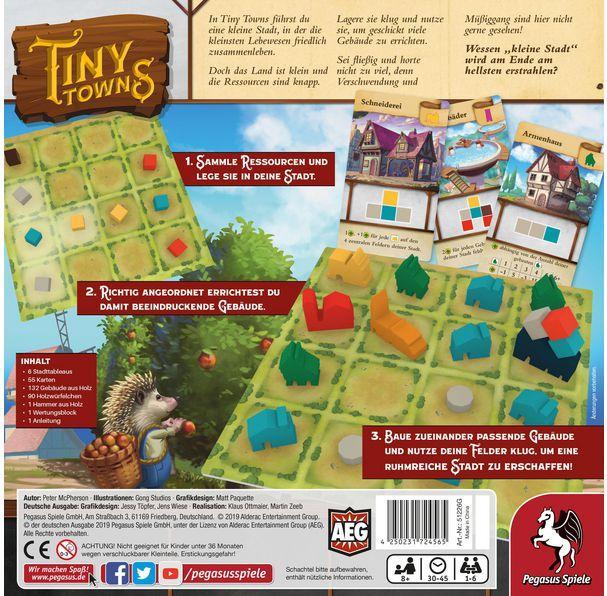 Produktbild Pegasus Familienspiel Tiny Towns (Deutsch)