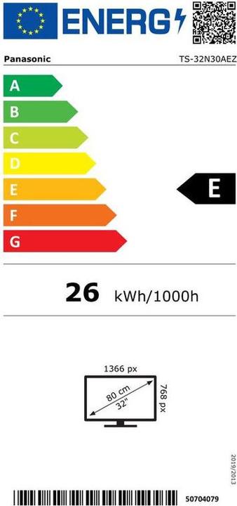 Energie-Label Panasonic TS-32N30AEZ (32", LED, HD 768p)