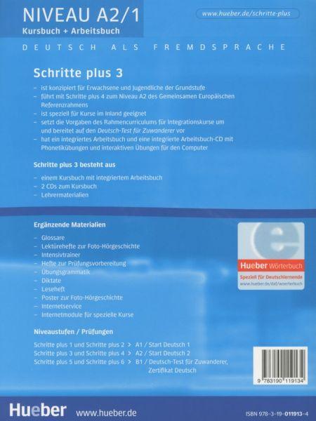 Energy Label Schritte plus 3. A2/1. Kursbuch / Arbeitsbuch (German, Collectif, 2013)