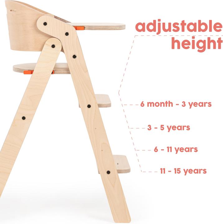 Actual product image MamaToyz My Chair wooden high chair (Highchair)