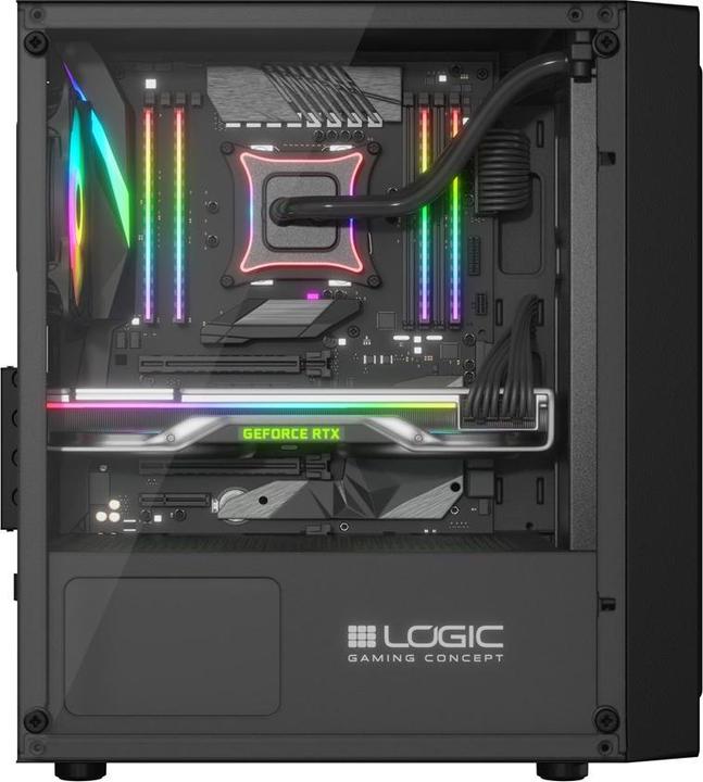 Actual product image Logic Obudowa Atos RGB Mini USB 3.0 Bez Zasilacza (mATX, Mini-ITX)