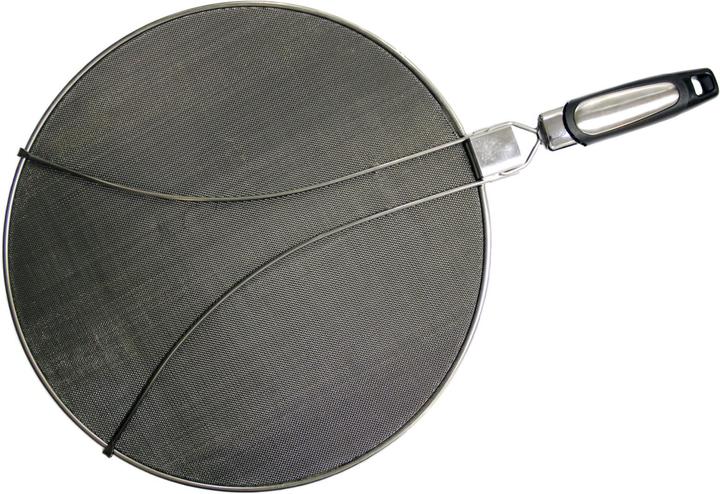 Actual product image Maximex Splash guard with activated charcoal filter against grease splashes and odours, folding handle (29 cm, Metal)