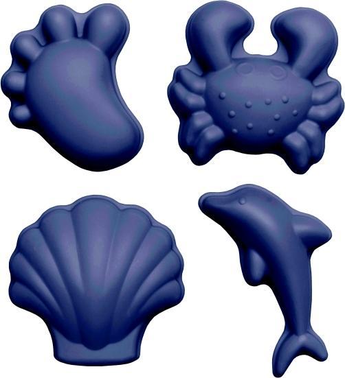 Image du produit Scrunch Bucket - Silikon Sandformen 4er Set Dunkelblau
