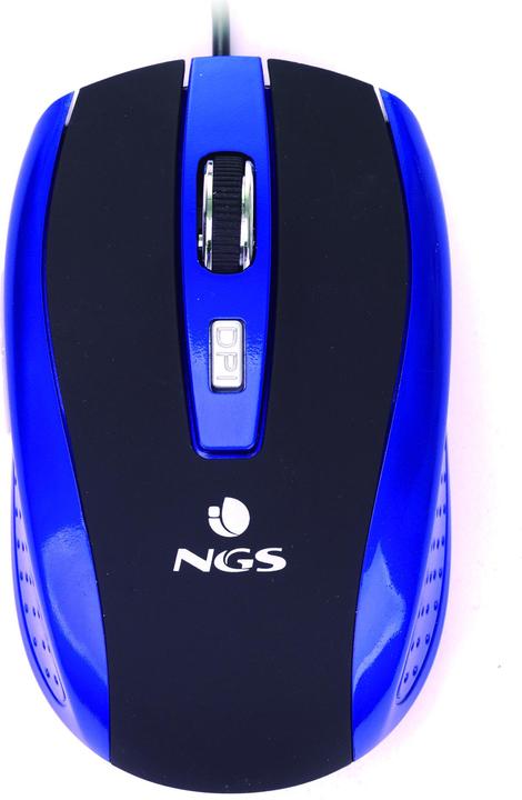 Immagine prodotto NGS Mouse a spunta blu a destra USB Tipo-A ottico 1600 DPI (Cablato)