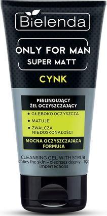 Bielenda Only For Men Super Mat Gel Detergente Peeling 150ml (Gel, 150 ml)