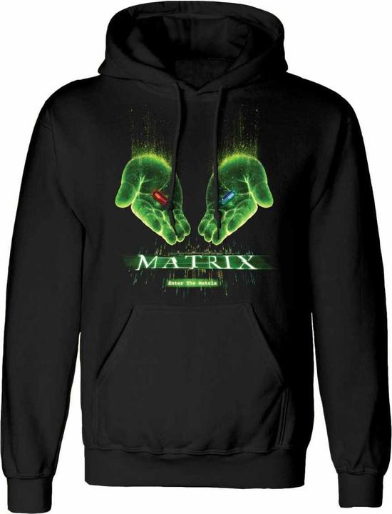 Immagine prodotto The Matrix Felpa con Cappuccio 100° compleanno Warner Bros Adulto Unisex (M)