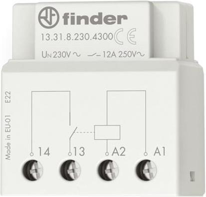 Produktbild Finder Interposing relay , 12A 1 NO, 12vac