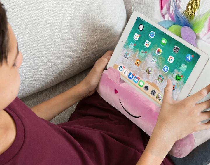 Actual product image Bookchair Bookmonster Unicorn - Reading Pillow for Books and Tablets