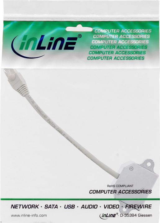 Image du produit InLine Cat.5e / ISDN T-Adapter (Port-Doppler) RJ45 ST à 2x RJ45 BU