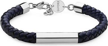 Image du produit Sagapo S'Agapo Ripple Leather Bracelet For Men Srp75