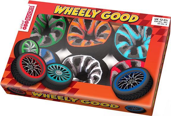 Actual product image United Oddsocks Wheely Good (pack of 3, 30 - 38)