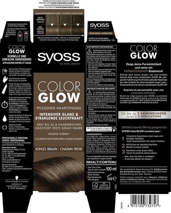 Produktbild Syoss Color Glow (Kühles braun)
