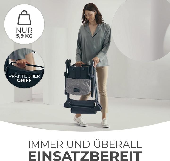 Actual product image KinderKraft Foldee high chair green (Highchair)