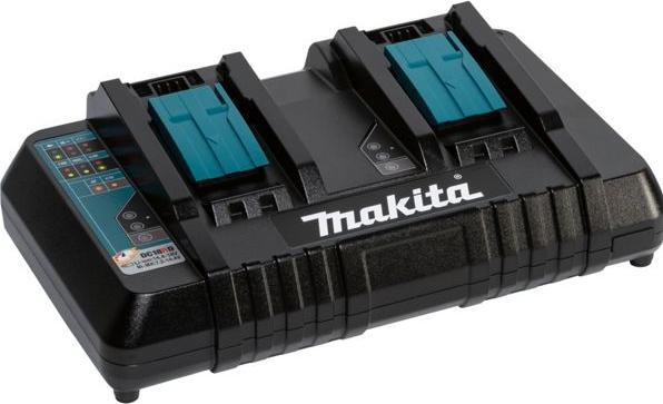 Actual product image Makita 18V battery + double charger Power Source Kit (18 V)