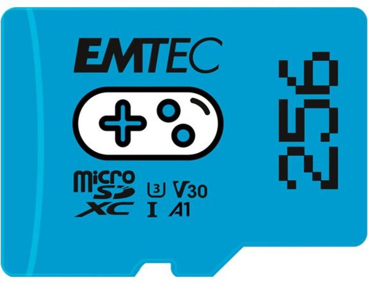 Image du produit Emtec Gaming (256 Go, microSDXC, U3, UHS-I)