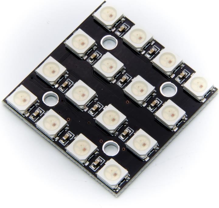 Purecrea 4x4 WS2812B RGB LED Matrix - 16Bit