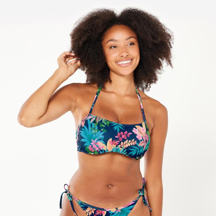Immagine prodotto Olaian Bikini-Oberteil Damen Bandeau Laura Borabora mehrfarbig (80 D)