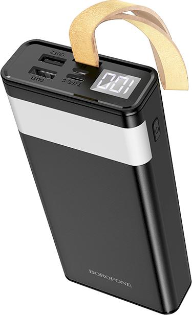Actual product image Xiaomi External battery Power Bank Borofone BJ18 2xUSB 20000mAh black (20000 mAh)