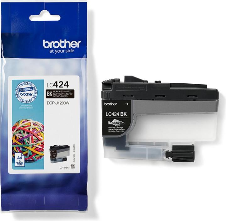 Produktbild Brother LC-424BK Tintenpatrone – Schwarz (BK)