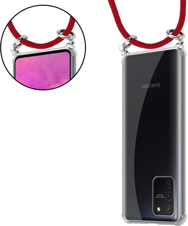 Produktbild Cadorabo TPU Handy Kette SILBER Cover