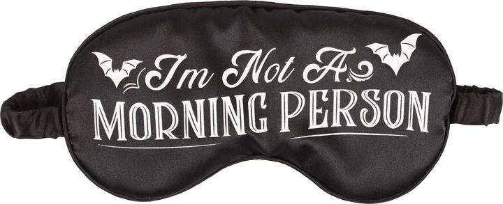 Something Different I'm Not A Morning Person Schlafmaske (Schlafmaske)