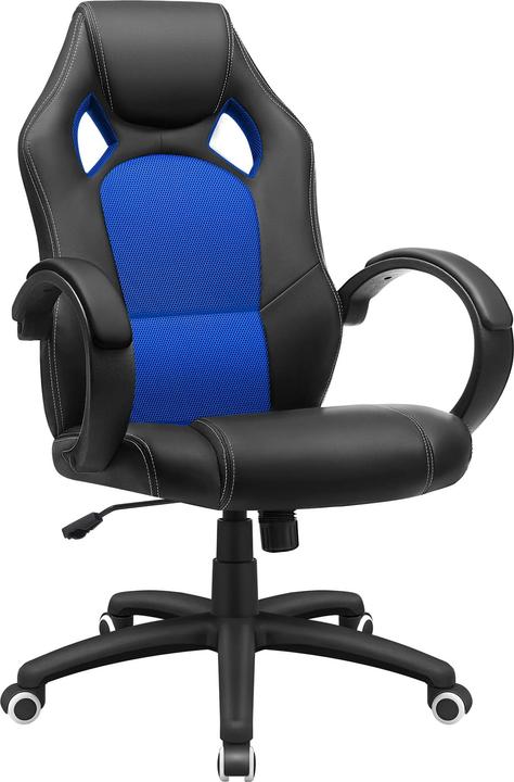 Produktbild Songmics Gaming Stuhl Schwarz Blau