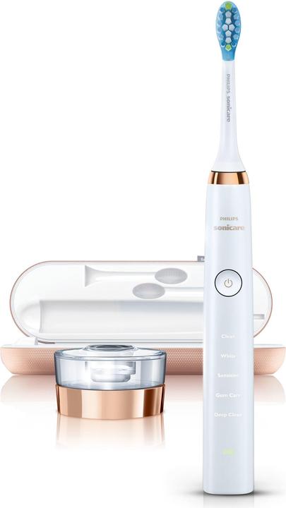 Philips Sonicare DiamondClean Electric Toothbrush with UK Shaver Plug Toothbrush Rose Gold Edition (Schallzahnbürste)