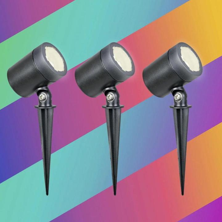 Produktbild Müller Licht Müller-Licht tint LED-Gartenspot Flores LED fest eingebaut 1.8 W Warmweiss, RGB (180 lm, IP44)