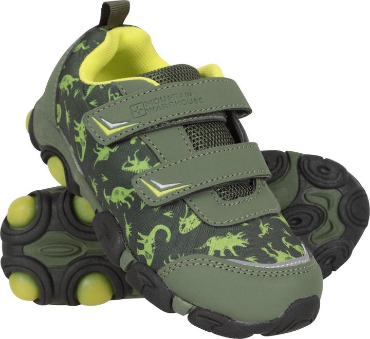 Actual product image Mountain Warehouse Childrens/Kids Zap Turtle Light Up Trainers (30.5)