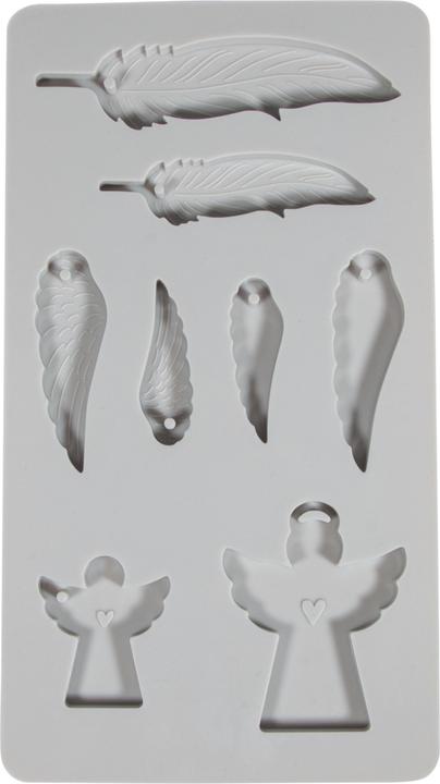 Actual product image Rayher Silicone casting mould "Angel & wings"