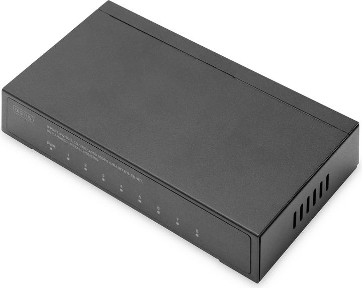 Image du produit Digitus Commutateur Gigabit 8 ports, bureau, Unmanaged, boîtier en métal (8 Ports)