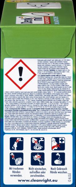 Immagine prodotto dm Denkmit Detergente per uso intensivo 3in1 Active Caps (22 Cicli di lavaggio, Lavare i baccelli)