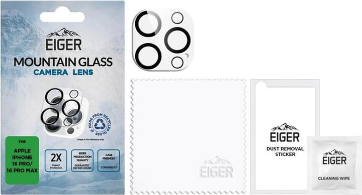 Image du produit Eiger Mountain Glass Lens (1 pièce(s), Apple iPhone 16 Pro Max, Apple iPhone 16 Pro)