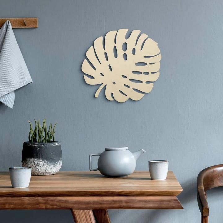 Image du produit Trenddeko Feuille de Monstera 02 (28 x 30 cm)