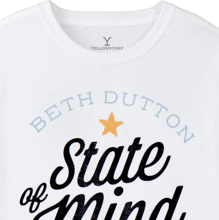 Actual product image Yellowstone Womens/Ladies Beth Dutton State Of Mind T-Shirt (M)
