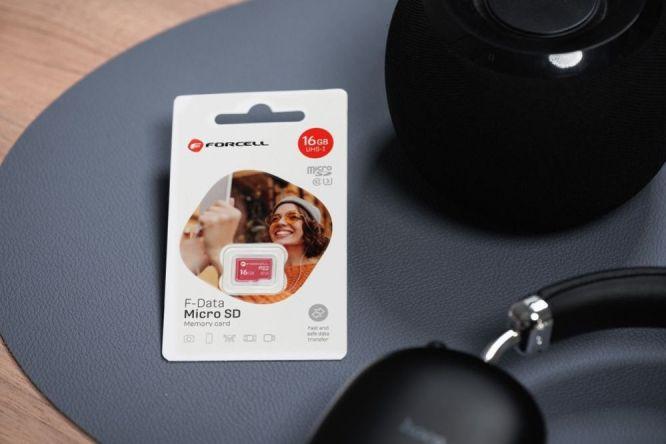 Immagine prodotto Forcell Memory cards F-DATA memory card 16GB UHS-I U3 class 10 (16 GB, microSDHC, U3, UHS-I)