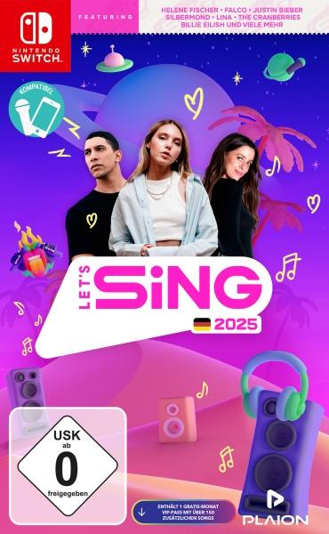 Actual product image Plaion Let's Sing 2025 German Version (Switch) (USK) (Switch, DE)