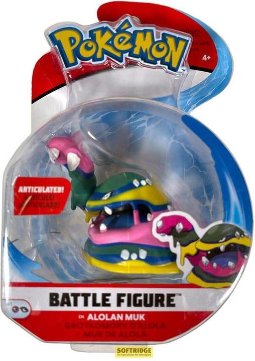 Jazwares Pokémon Battle Figure Pack Mini Figure Alolan Muk 5 cm