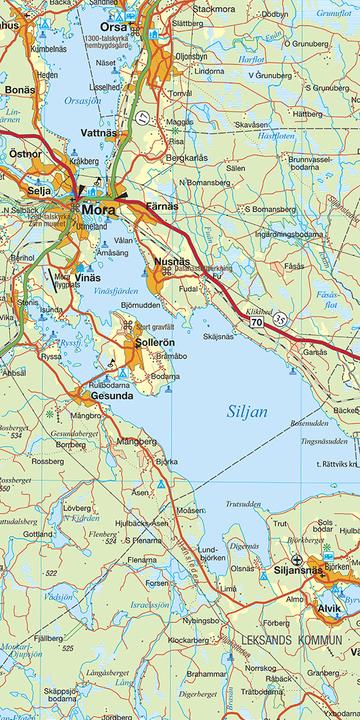 Actual product image Central Sweden No. 04 Regional map Sc