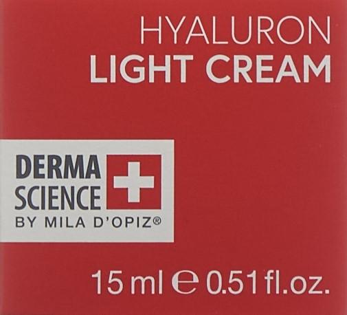 Image du produit Derma Science Hyaluron Light Cream crème (15 ml, Crème 24h)